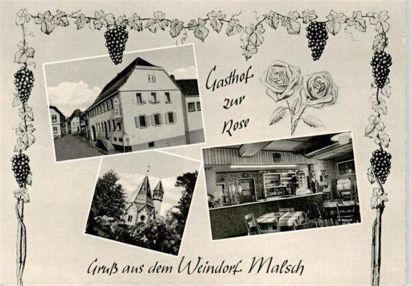 Malsch Wiesloch Heidelberg Gasthof zur Rose Gastraum