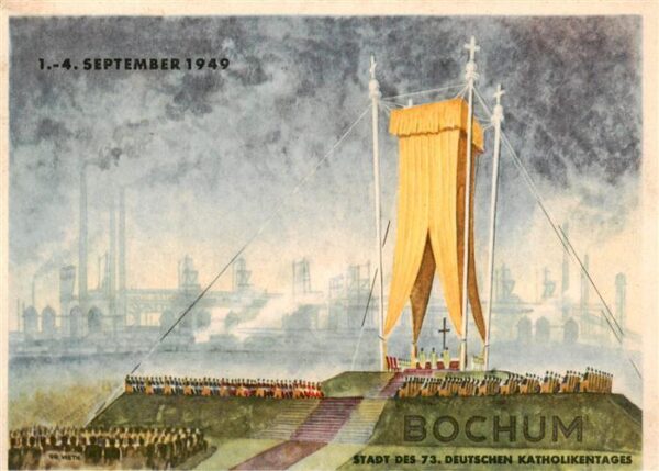 Bochum 73. Deutscher Katholikentag Festpostkarte