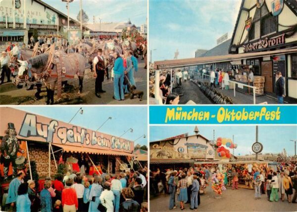 Muenchen Oktoberfest Teilansichten