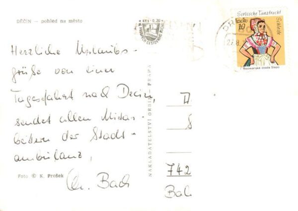 Decin Tetschen-Bodenbach Boehmen CZ Pohled na mesto – Bild 2