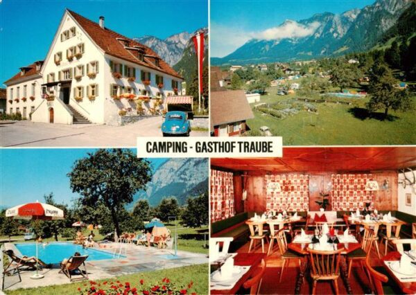 Braz Camping Gasthof Traube Swimming Pool Restaurant Alpenblick