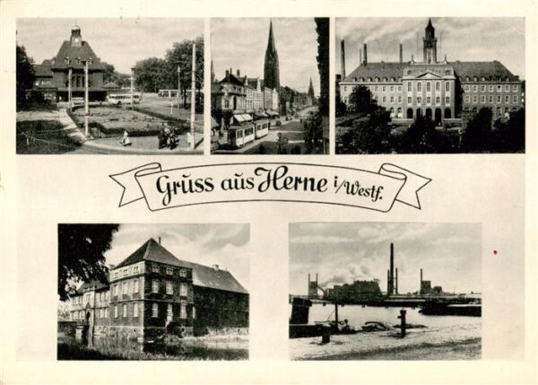 Herne  Westfalen Teilansichten Schloss