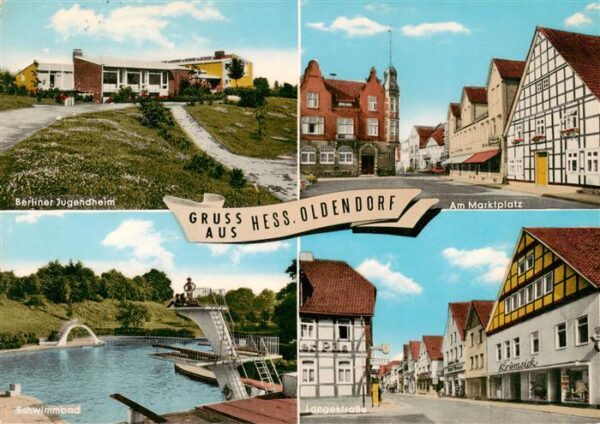 Hessisch-Oldendorf Berliner Jugendheim Marktplatz Schwimmbad Langestrasse