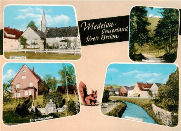 Brilon Kirchpartie Waldpartie Ehrenmalpartie Bachpartie