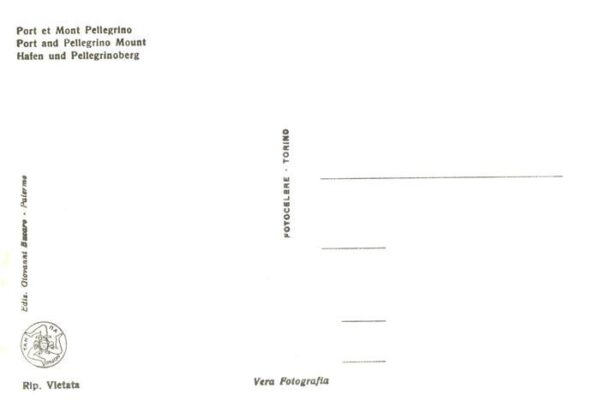 Palermo  Sicilia Porto e Monte Pellegrino Hafen Pellegrinoberg – Bild 2