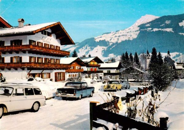 Kitzbuehel Tirol AT Haus Toni Sailer mit Kitzbueheler Horn