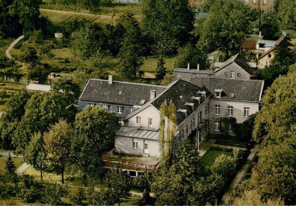 Niederdollendorf Eisenbahn Erholungsheim Fliegeraufnahme