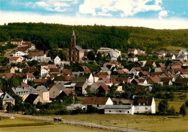 Ellar Limburg Lahn Ortsansicht mit Kirche