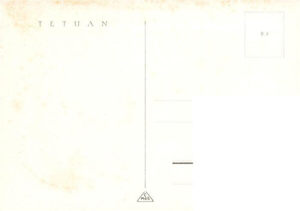 Tetuan Tetouan Maroc Ortsmotiv Kuenstlerkarte – Bild 2