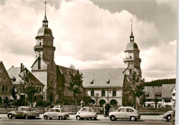 Freudenstadt Marktplatz mit Stadtkirche