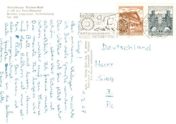 Riezlern Kleinwalsertal Vorarlberg Haus Walserklause – Bild 2