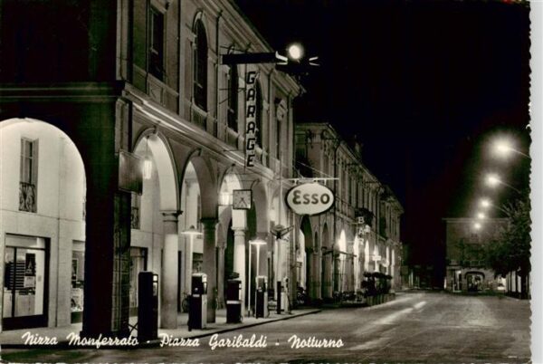 Nizza Monferrato Asti Piemonte IT Piazza Garibaldi Notturno