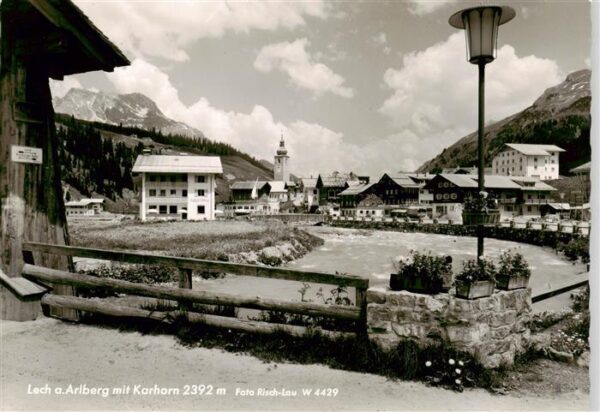 Lech Vorarlberg Ansicht mit Blick zum Karhorn