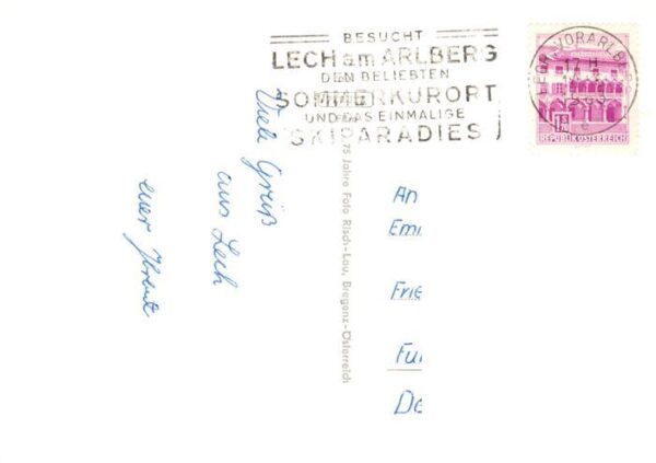 Lech Vorarlberg Ansicht mit Blick zum Karhorn – Bild 2