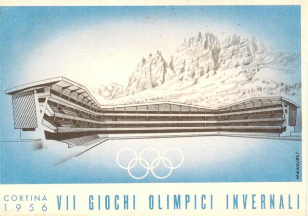 Cortina d Ampezzo IT VII Giochi Olimpici Invernali Olympische Winterspiele Kuens