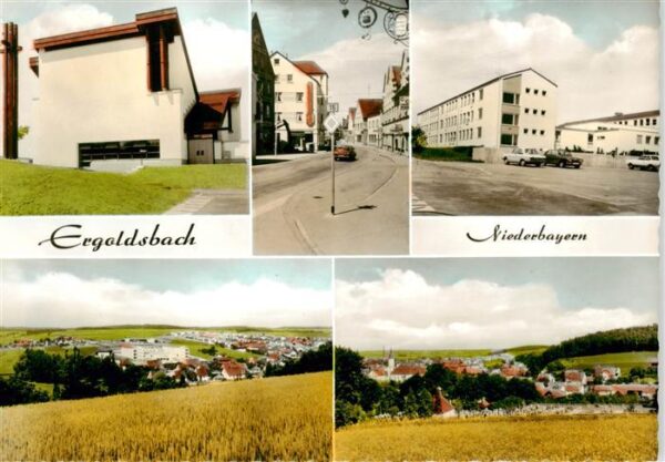 Ergoldsbach Orts und Teilansichten Panorama