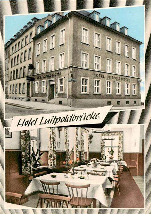 Wuerzburg Bayern Hotel Luitpoldbruecke Restaurant