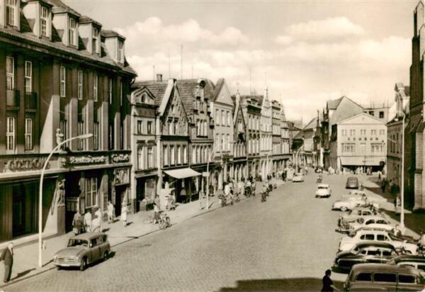 Guestrow Mecklenburg Vorpommern Markt Zentrum Innenstadt