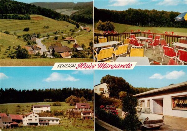 Hiltersklingen Hoehengaststaette Pension Haus Margarete Terrasse Panorama
