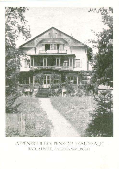 Bad Aussee Steiermark AT Appenbichlers Pension Praunfalk