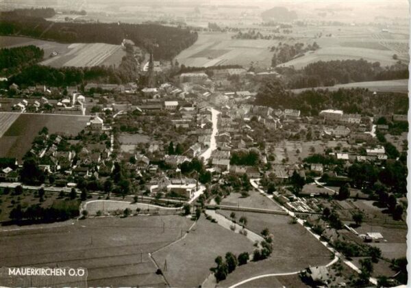 Mauerkirchen AT Fliegeraufnahme