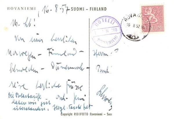 Rovaniemi Suomi Arctic Circle Polarkreis – Bild 2