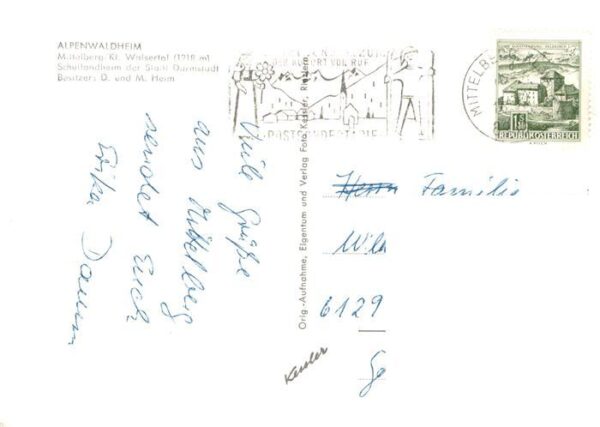 Mittelberg Kleinwalsertal AT Alpenwaldheim Schullandheim der Stadt Darmstadt – Bild 2