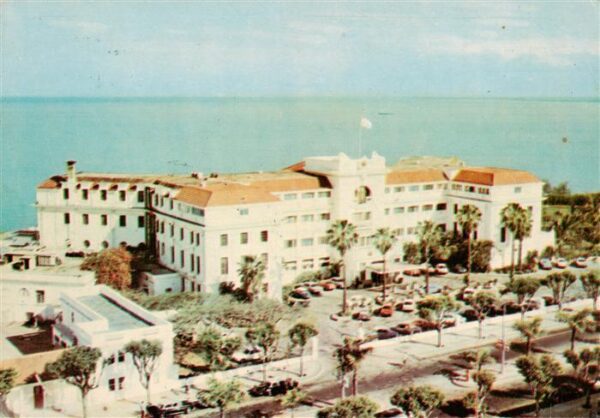 Maputo Laurenco Marques Mosambik Polana Hotel aerial view