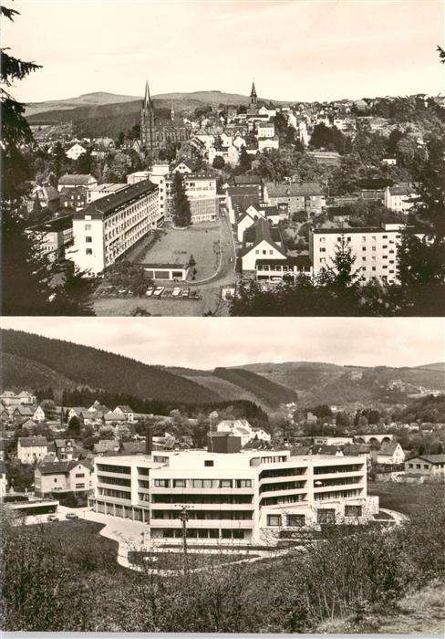 Kirchen  527m Sieg Ev Altenheim mit Blick auf Giebelwald
