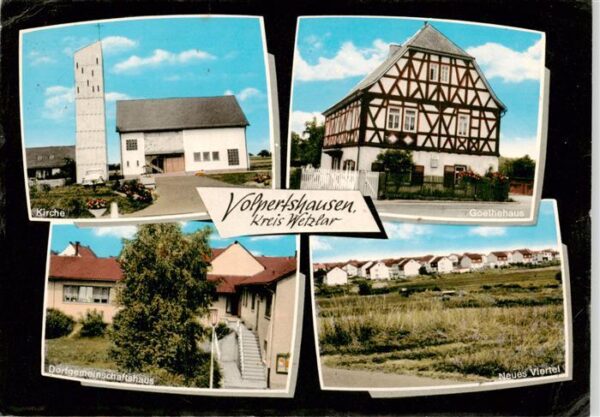 Volpertshausen Kirche Goethehaus Dorfgemeinschaftshaus Neues Viertel