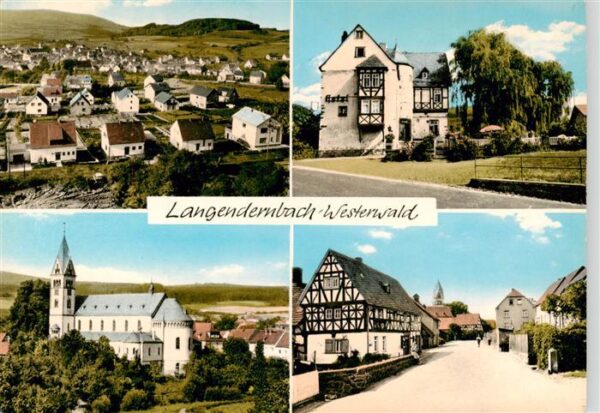 Langendernbach Dornburg Panorama Kirche Hotel Ortspartie