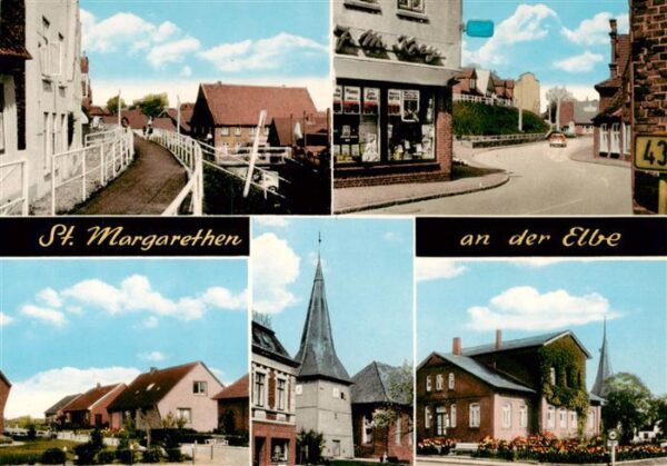St Margarethen Elbe Landscheide Teilansichten Kirche