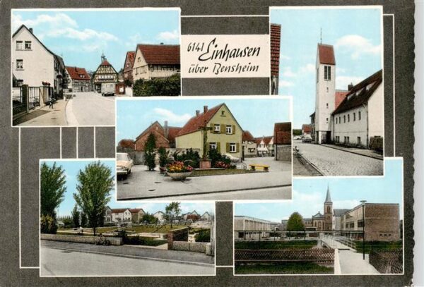 Einhausen Hessen Bensheim Ortsansichten Kirche Markt