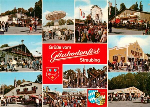 Straubing Gaeubodenfest Jahrmarkt Teilansichten
