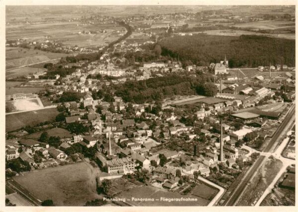 Pinneberg Panorama Kupfertiefdruck