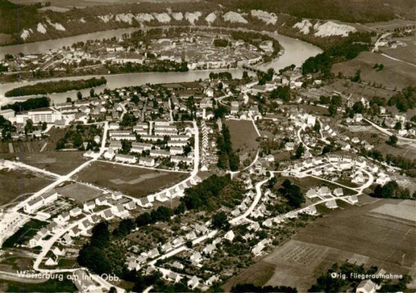 Wasserburg Inn Original Fliegeraufnahme