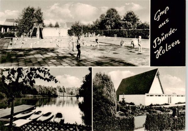 Holsen Buende Schwimmbad Bootsliegeplatz Kirche