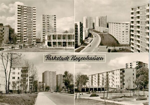 Bogenhausen  Muenchen Hochhaeuser