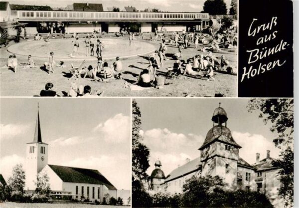Holsen Buende Schwimmbad Kirche Schloss