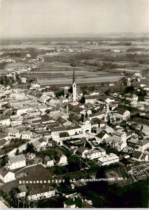 Schwanenstadt Fliegeraufnahme
