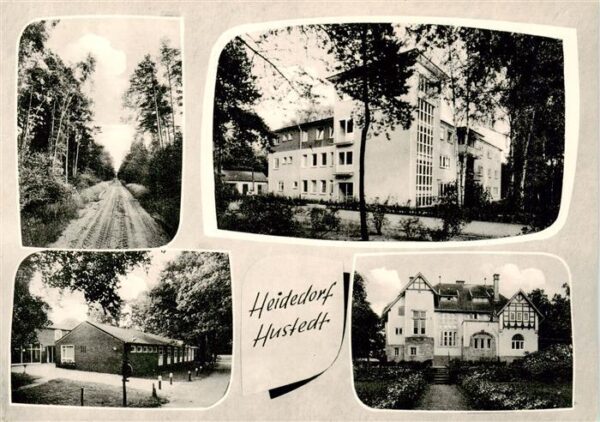 Hustedt Celle Teilansichten Heidedorf Waldweg