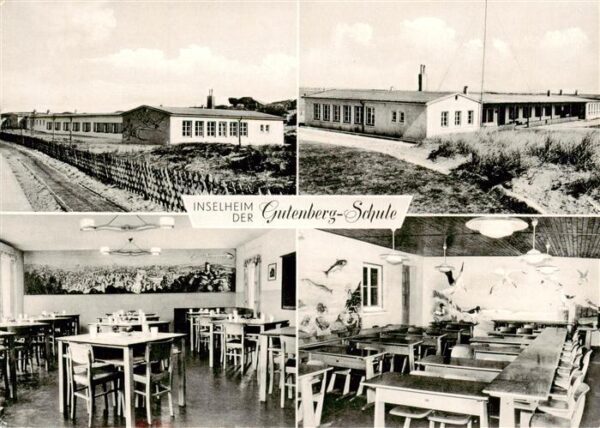 Wangerooge Wangeroog Nordseebad Inselheim der Gutenberg-Schule Klassenzimmer Spe