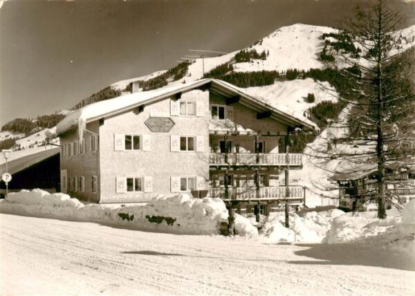 Mittelberg Kleinwalsertal AT Pension Fritz Winterlandschaft Alpen