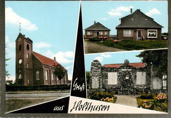 Holthusen I Teilansichten Kirche Gedenkstaette
