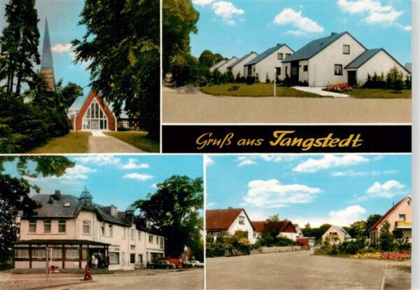 Tangstedt Pinneberg Hamburg Teilansichten Kirche Wohnsiedlung Ortsstrasse