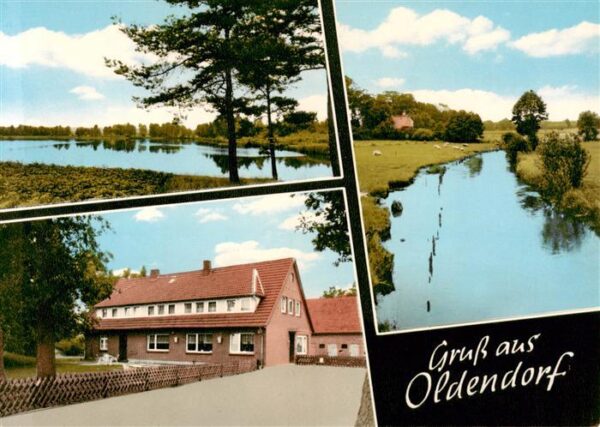Oldendorf Celle Gathaus Pension Zur alten Kastanie Partie am Wasser