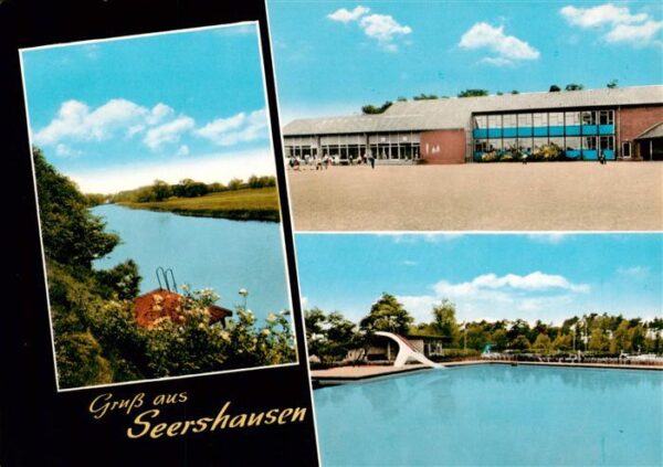 Seershausen Meinersen Schule Freibad Partie am Fluss