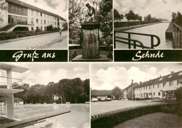 Sehnde Teilansichten Freibad Partie am Kanal