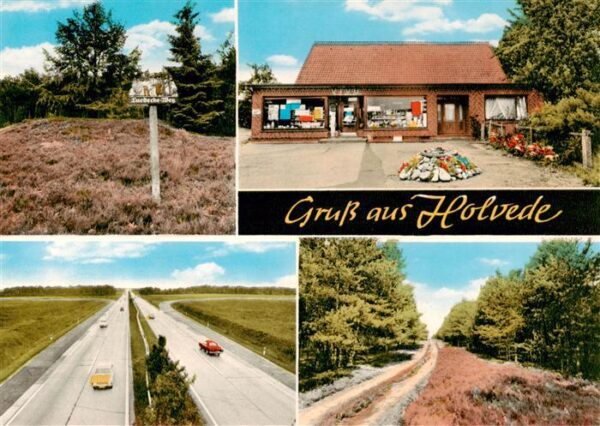 Holvede Halvesbostel Ladengeschaeft Waldpartie Autobahn
