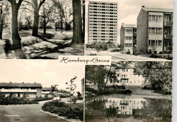 Berne Hamburg Berner Park Wohnsiedlung Hochhaus Schloss Eismeerweg